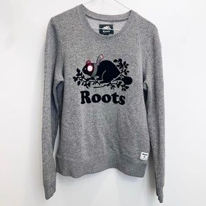 Roots Women’s Medium Crewneck -Grey